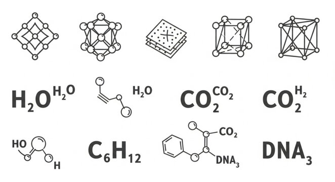 Various chemical formulas and molecular structures displayed.
