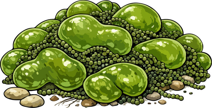 Nostoc commune illustration