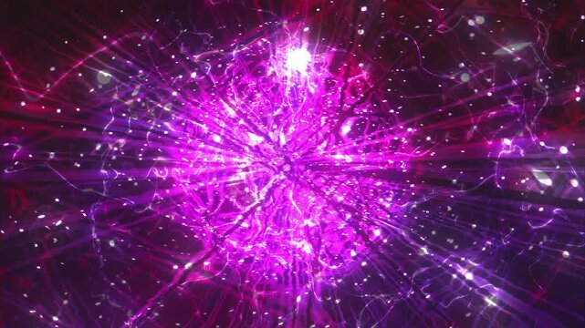 Energy Nexus Core Reactor Futuristic Sci-Fi VJ Loop 4K Seamless