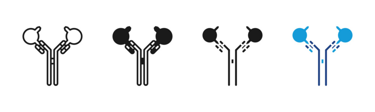 Antigen icon set multiple style collection