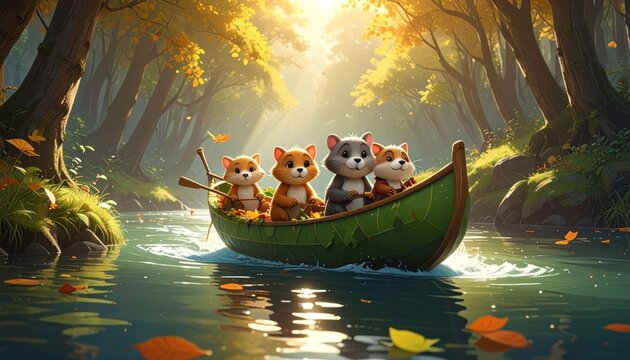 Canoe animals