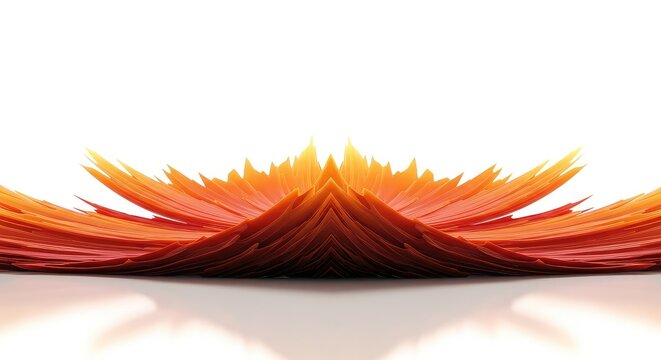 Fading abstract pattern melting away into empty, clean white space, symbolizing transformation, loss, or a fresh start, clean slate, transition, breaking