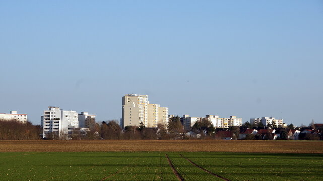 Wohnblocks in Nieder-Roden