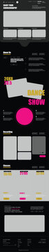 Dance Class Website Landing Page