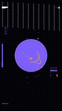 Logical HUD Star Constellation Map: System Monitor