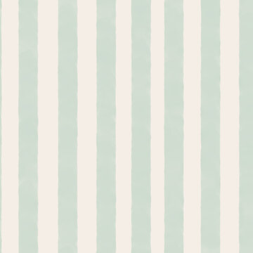 Seamless green striped pattern in soft pastel tones. Fresh minimal design feels calm and modern and perfect for backgrounds or textile.