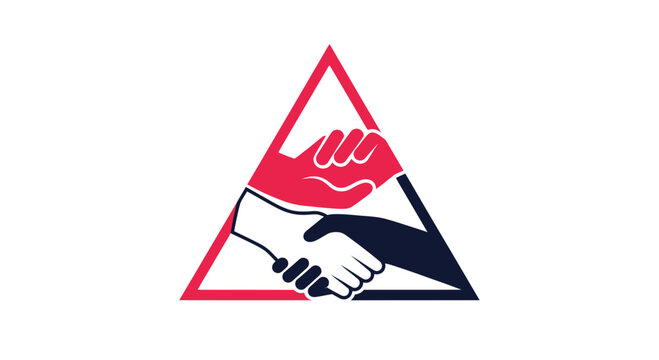 Triangle Symbolizing Partnership And Collaboration