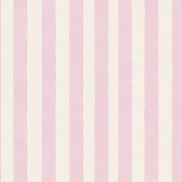 Seamless pink striped pattern in soft pastel tones. Minimal elegant design feels clean and modern and perfect for backgrounds or textile.