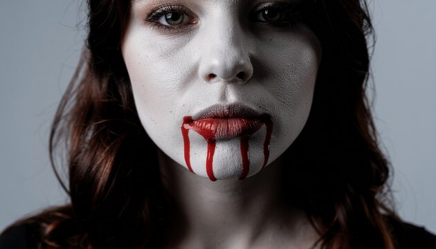 Woman with Bloody Lips serial killer