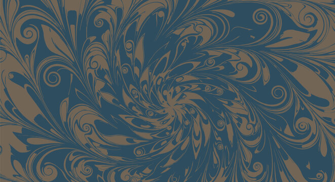A vibrant and mesmerizing abstract fractal pattern showcases an intricate blend of swirling colors, creating a dynamic visual that evokes a sense of fluid motion and artistic complexity.
