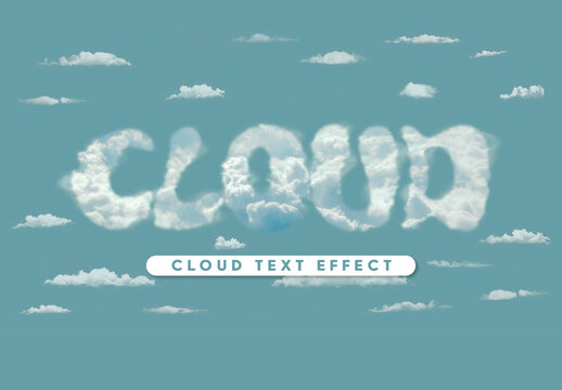 Cloud Text Effect