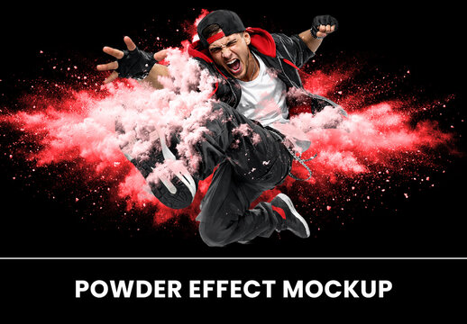 Powder Effect Mockup