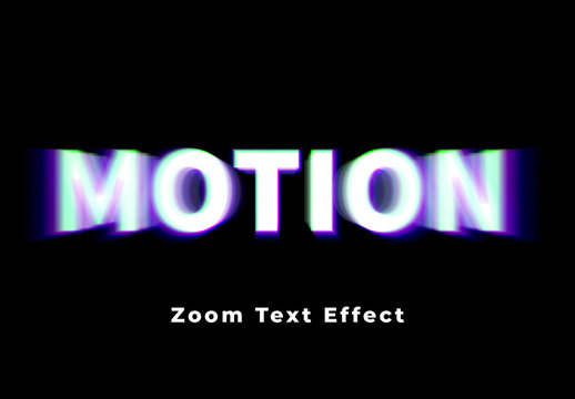 Zoom Text Effect