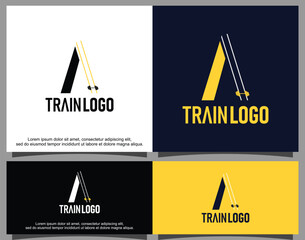 Train wheel shaped logo design  © Khoiriyah