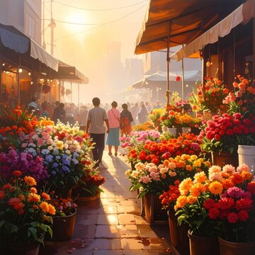 Flower market