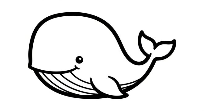 Cute dolpin sketch vector illustration