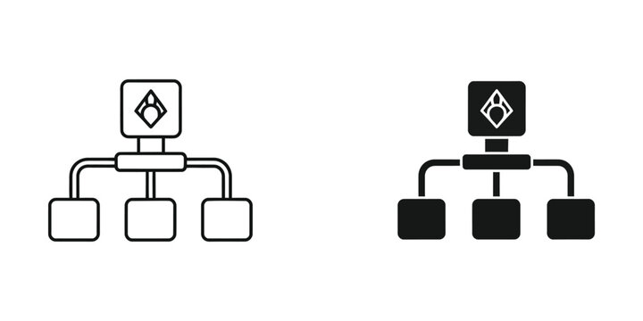 Comparison of network topologies between standard and secure configurations