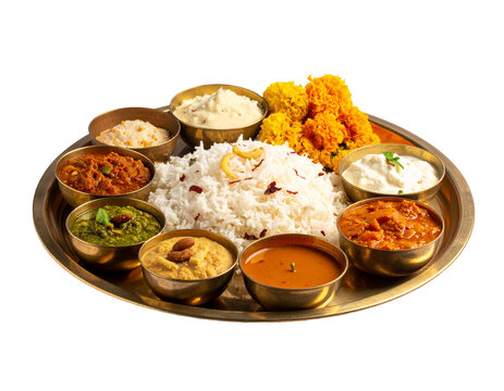 Chhath puja bhog platter with varied dishes and rice