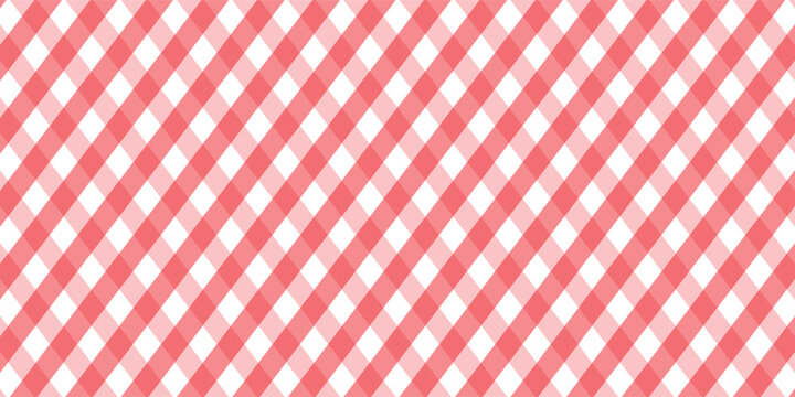 Halloween plaid tablecloth with red checkered pattern background. Isolated flat vector illustration.eps.10