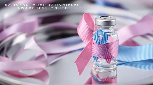 National Immunization Awareness Month Concept Image. featuring vaccination, disease prevention, and community protection.