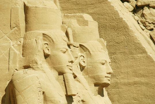 The Abu Simbel temples are two massive rock temples in Abu Simbel in Nubia, southern Egypt.The complex is part of the UNESCO World Heritage Site known as the "Nubian Monuments,
