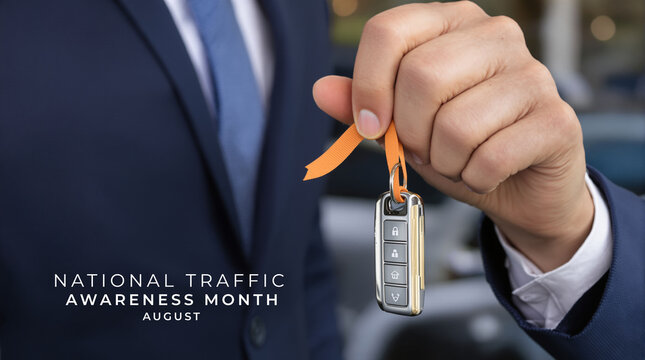 National Traffic Awareness Month Concept Image. featuring road safety, traffic rules, and responsible driving.