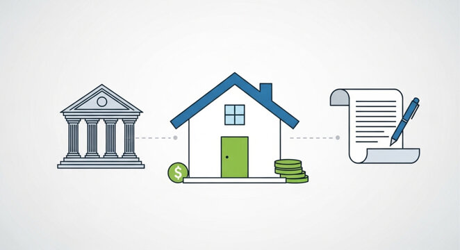 Real Estate Transaction Process Bank House Contract.