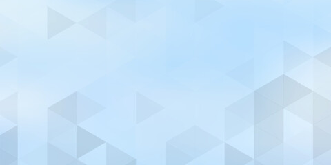 Obraz premium Gradient pastel blue background on triangle pattern. Geometric abstract soft tone pixel background. vector eps10