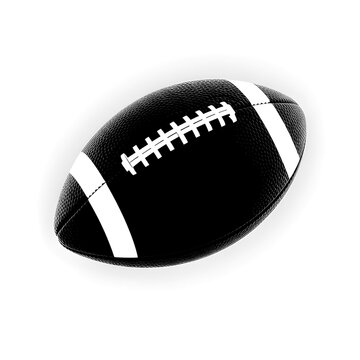 A prolate spheroid (egg-shaped) designed for gripping, throwing, and predictable spirals through the air