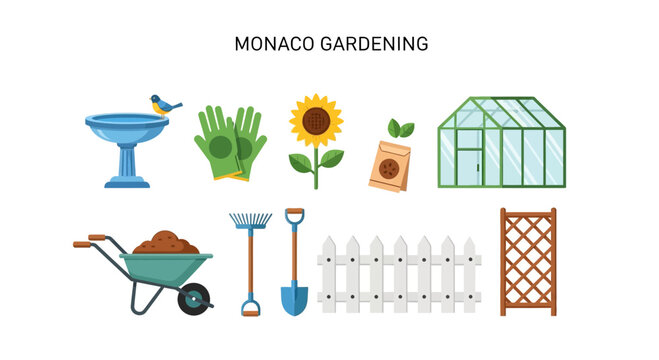 Gardening Equipment and Supplies Collection.