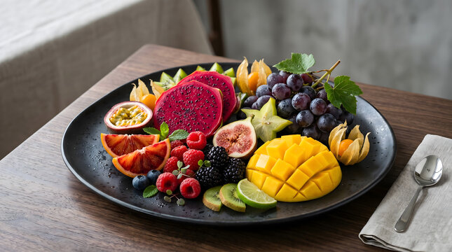 Elegant Gourmet Fruit Display 2