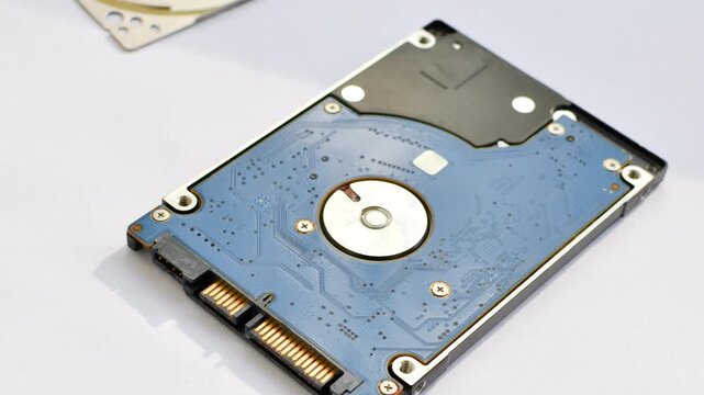 Stylish laptop HD resting on a minimalist surface, highlighting technology and simplicity. Close-up of the laptop HD on a neutral surface, incorporating the fusion between modernity and functionality