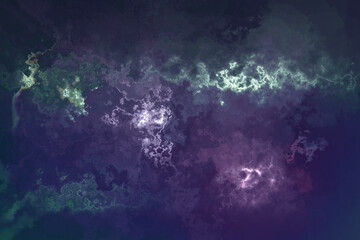 Ethereal pastel nebula background, soft iridescent cloud texture with holographic light, dreamy cosmic sky for creative design projects © JULEKA 