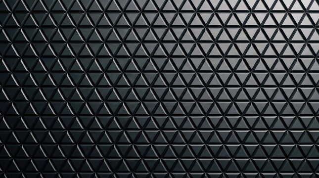 Seamless geometric pattern of repeating dark black triangles with triangle geometric monochrome industrial abstract