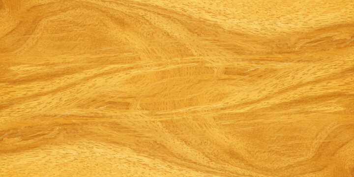 Natural Golden Teak Wood Grain Texture with Elegant Organic Swirls and Timber Patterns