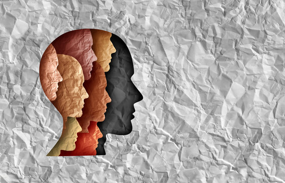 Leadership support and business leader leading a group of diverse workers towards a common success goal as a mentor or coach and coordinator metaphor for guidance and team management as a successful m