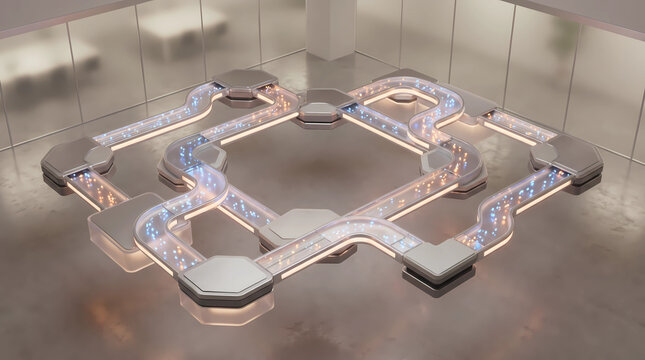 Business logic workflow system with multi path execution channels and modular process control nodes