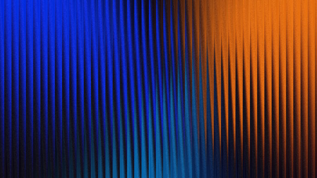 Abstract background featuring vertical lines in shades of blue and orange