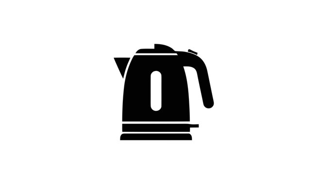 Vector illustration&nbsp;of electric kettle icon vector illustration on a transparent background