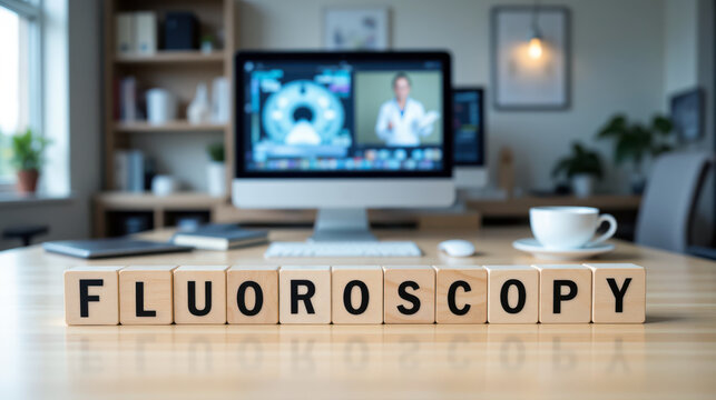 Fluoroscopy review for image guided diagnosis and radiology consultation as care teams assess real time X ray exam results for procedure planning, treatment decisions and hospital workflow