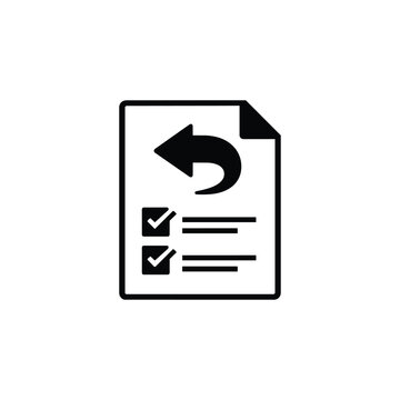 Business Operations and Workflow task return document icon for Business Operations and Workflow checklist revision and process update