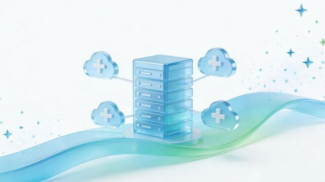 Cloud computing server network diagram