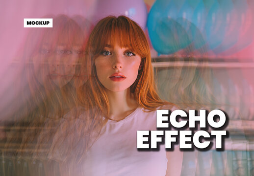 Echo Effect Mockup