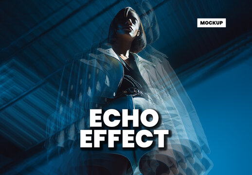 Echo Effect Mockup