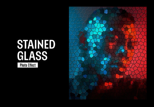 Stained Glass Photo Effect