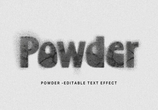 Powder Text Effect