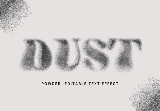 Powder Text Effect