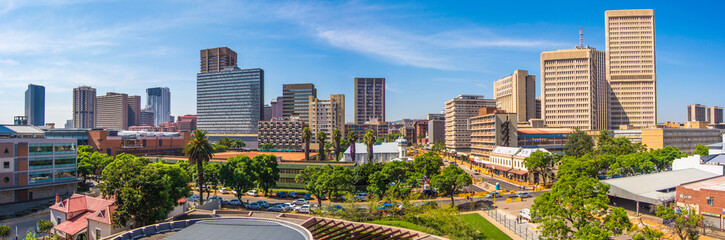 Pretoria City Skyline, Panoramic View, rooftop view, South Africa © Itu