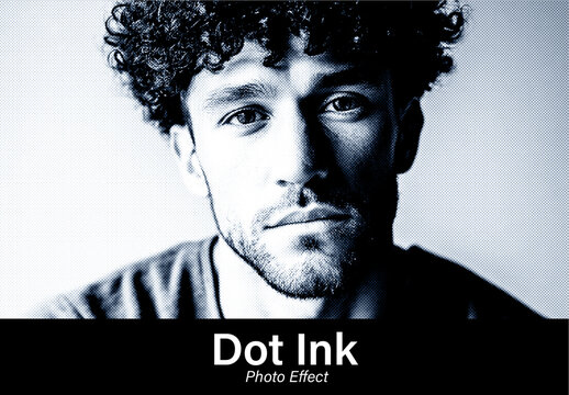 Dot Ink Photo Effect