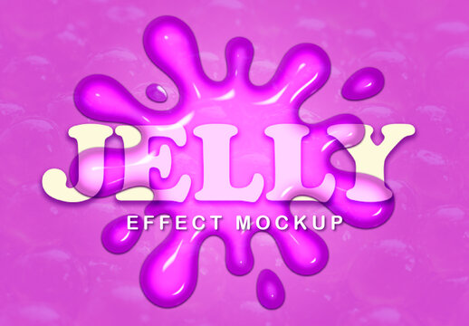 Jelly Effect Mockup